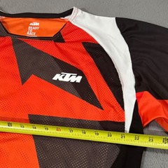 KTM Motorcross Racing Vtg Orange Y2K Motorcyle Dirt Bike Long Sleeve T Shirt 2XL