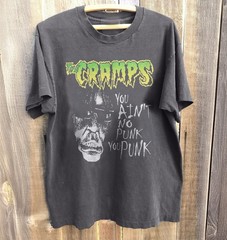 The Cramps Rock Band Shirt, Charcoal Cotton T-shirt