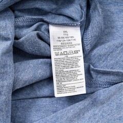Gap Long Sleeve Henley Shirt Mens XXL Blue Everyday Soft Cotton Poly Blend NEW