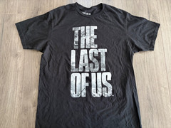 The Last Of Us T Shirt Large NAUGHTY DOG Video Game (Damaged/See Description)