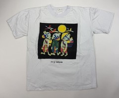 Vintage Art of Malaysia Souvenir Tourist Graphic T Shirt Sz M Single Stitch 90s