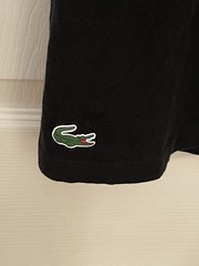 Lacoste Slim Fit Underwear Mens L Black Shortsleeve Tee