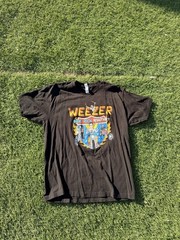 Weezer Indie Rock Roadtrip 2023 Tour Graphic Band T-Shirt XL Black Double Sided