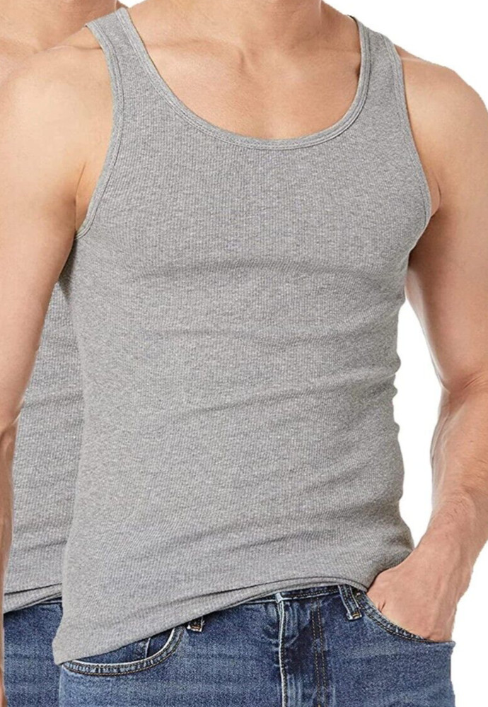 Vest top tank Grey, size small, new, muscle, gym, summer, 100% cotton