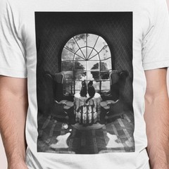#26 Skull Mens T-shirt, Black And White Mens T shirt, Gothic Skull Gift For Him,