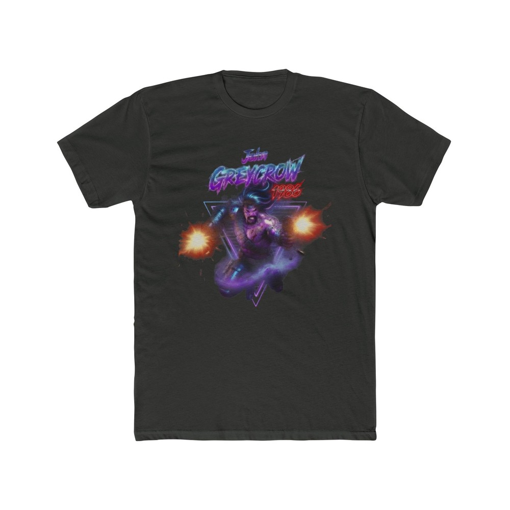 John Greycrow 1986 Xmen Neon Shooter Sci‑Fi T‑Shirt