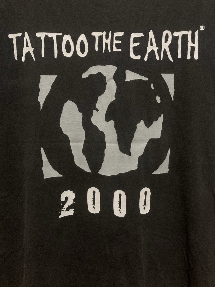 Vintage Tattoo The Earth 2000 Concert Tour Slayer Slipknot T Shirt Size L