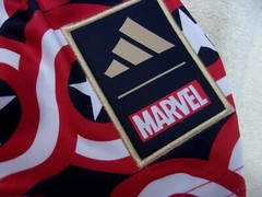 NWT Adidas slim fit T, mens S, M, L, XL, 3XL $70, Marvel, Captain America, stars