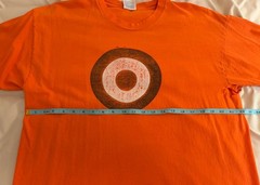Vintage 90s Pearl Jam Tshirt Orange Target Size XL WORN HARD rare