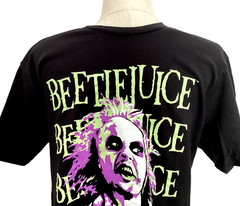BEETLEJUICE Black SCREEN PRINT SHORT SLEEVE CREW NECK T-SHIRT Sz M*