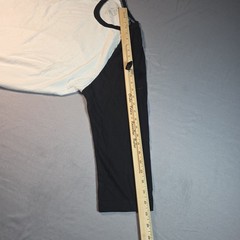 True Classic Baeball style 3/4 Sleeve Black Sleeves White Body XL Extra Large