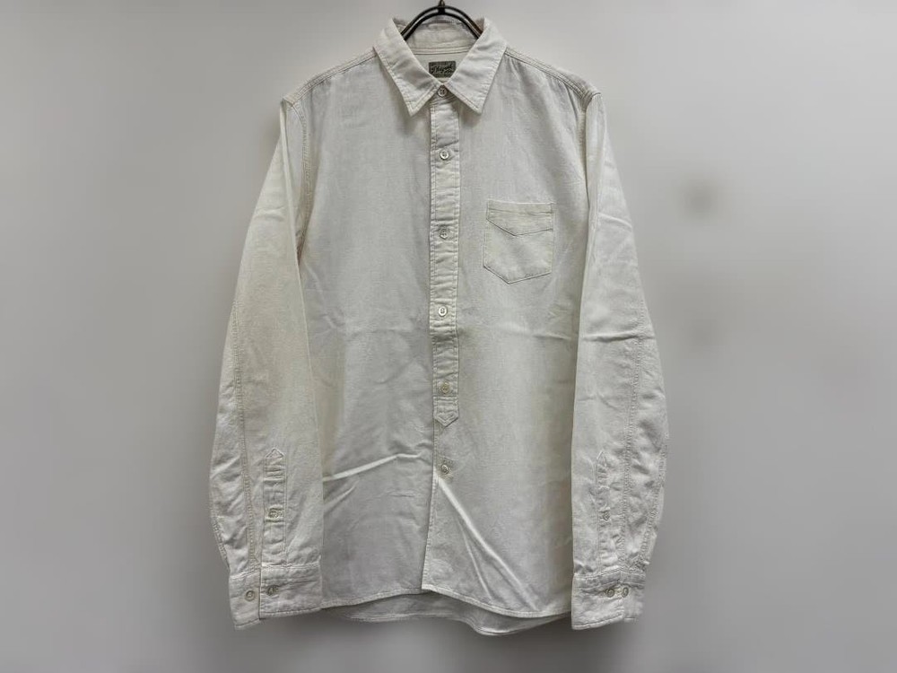Phigvel Selvedge Chambray Shirt White Size M PMQ-LS09