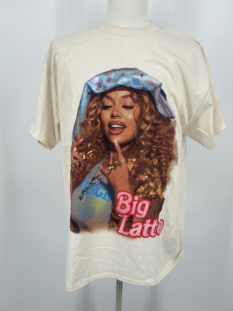Headgear Classics Big Latto Sugar Honey Iced Tea Tour Graphic T-Shirt XL Cream