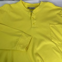 Just In Trend 3XL Men’s Safety Yellow FR Long Sleeve T-Shirt 100% Cotton