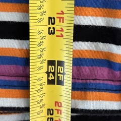 The Hundreds Multi-Color Striped T-Shirt Size Medium Y2K Vintage