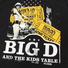 BIG D AND THE KIDS TABLE ticket t-shirt 2XL vtg y2k usa made ska punk