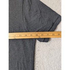 Public Rec Go-To Tee Mens L Charcoal Gray Stretch Pima Cotton Lyocell