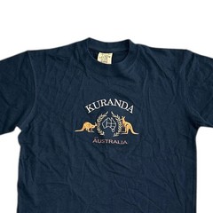 Sydnee Australia T-Shirt Kuranda Embroidered Y2K Black Mens Small