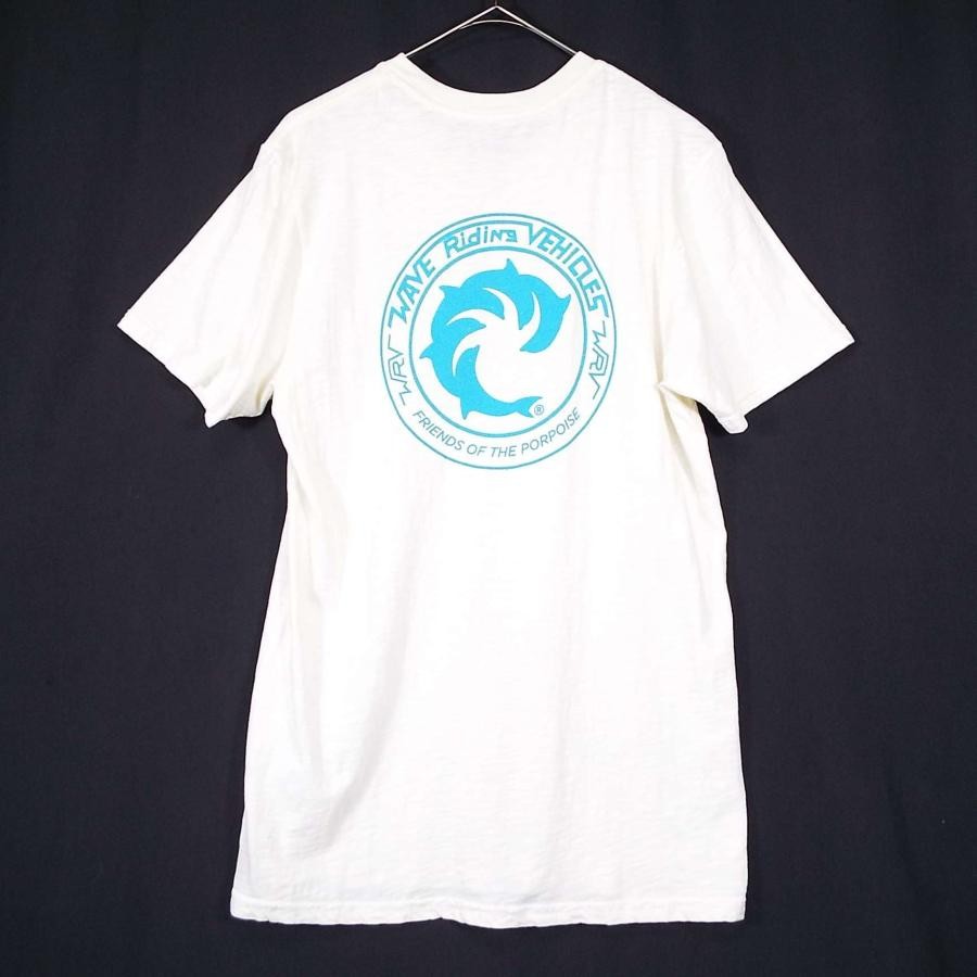 Ragapparel Wave Riding Vehicles Surfboard Logo T-Shirt Ivory US M Short Sleeve