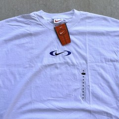 Vintage Nike Center Swoosh T Shirt Deadstock Size XL 90s