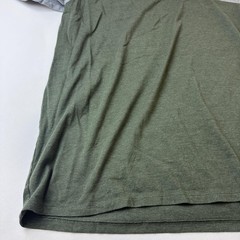 APT 9 Shirt Mens Large Gray Olive Green Premier Flex Crewneck Casual Tee Soft
