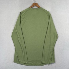 Prana Shirt Men’s Medium Green Long Sleeve Outdoor Base Layer Lightweight Hike