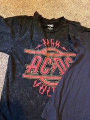 AC/DC graphic tee shirts