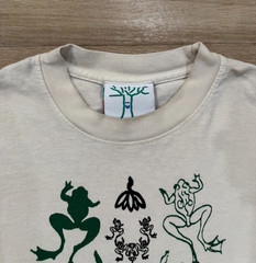 Online Ceramics Frog Mandala Long Sleeve Shirt SMALL Men’s Adult Designer *FLAW