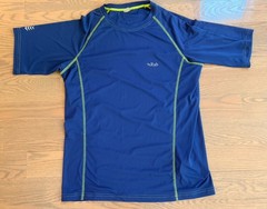 RAB Aeon T-shirt men’s short sleeve Base Layer climbing hiking Tech Tee Large