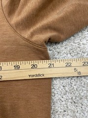 OR Outdoor Research Shirt Men’s Medium Brown Aberdeen Henley Knit Button Collar