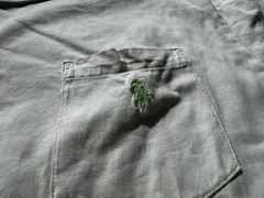 Ralph Lauren Polo T Shirt, Mens Medium, Cream, Beige, Logo Polo, Custom Slim Fit