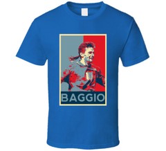 Roberto Baggio Italy Soccer Futbol Player Top 100 All Time Sports Fan T Shirt