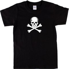 Skull And Crossbones T-Shirt – Punk Rock, 70s, Various Colours