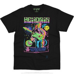JIMI HENDRIX-GUITAR BLACKLIGHT-GLOWS BLACKLIGHT-T-SHIRT S-M-L-XL-2X,3X-4X-5X-6X
