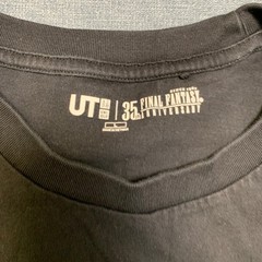 Uniqlo UT Final Fantasy 35th Anniversary Graphic T-Shirt Mens Large Black Casual