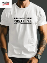 Soild Color Letter Print Short Sleeve Clothing Oversized Breathable Daily T-Shir