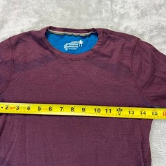SmartWool Intraknit Merino 200 Base Layer Top Men S Merino Wool Eggplant Picante