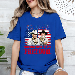 Western Cowboy Biscuits Freedom Fourth of July T-Shirt