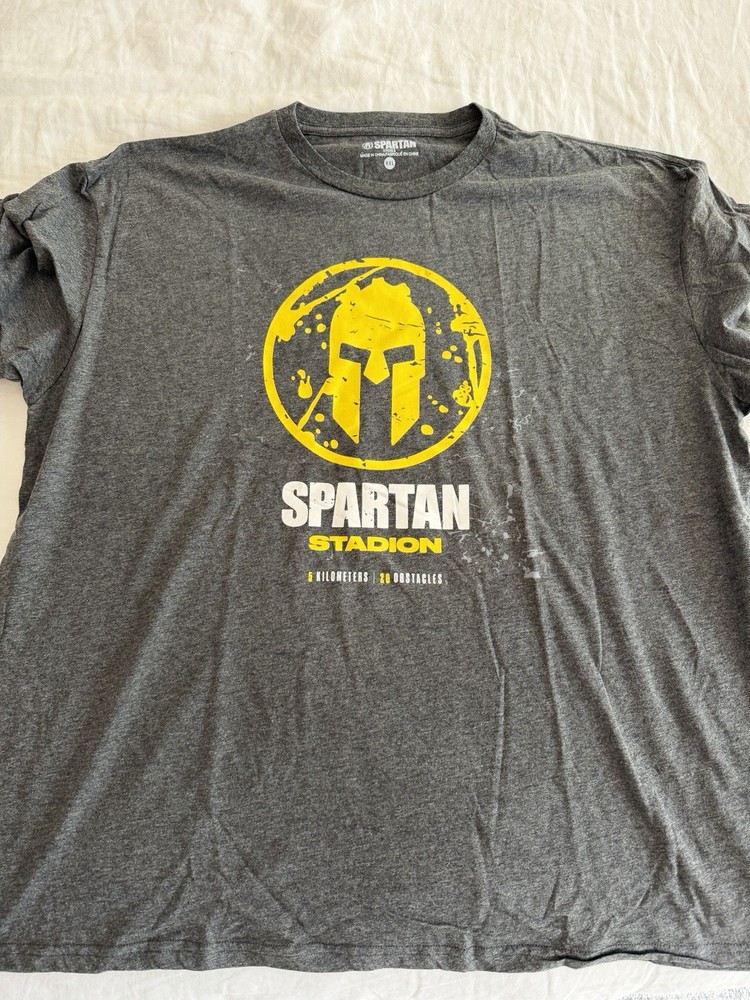 Spartan Race 2025 STADION 5K Finisher T Shirt Size XXL – SPARTAN BRAND NOT CRAFT