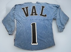 NEW Asgard Kings Spirit Jersey L/S Shirt Blue VAL 1 Valkyrie Marvel Thor Sm