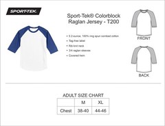 Sport-Tek® Colorblock Raglan Jersey – T200