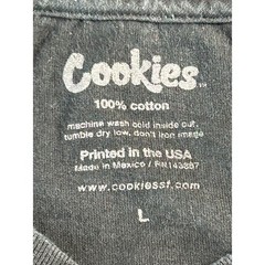 Cookies Original Graphic T Shirt Men’s L Black Purple Logo Streetwear Cotton Tee