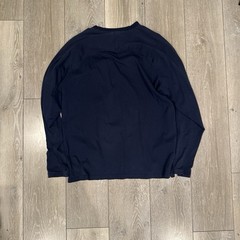 Vintage The North Face A5 Series Long Sleeve Shirt Navy Blue Mens XL 100% Cotton