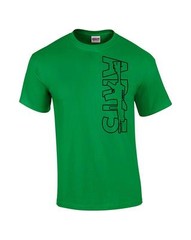 AR-15 T-Shirt Out Line 2 colors Logo Rifle Gun Size S,M,L,XL.2XL,3XL 100% cotton