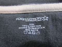 Vtg Y2K 3 FootAction John Son Waffle Knit Thermal Long Sleeve T-Shirts Mens 2XL