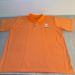 Tennessee Volunteers Knights Orange Polo Shirt Men’s 2XL Embroidered Logo Orange