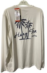 New Hang Ten Men’s Long Sleeve Sun Tee, UPF 50+, Quick-dry fabric, Lightweight