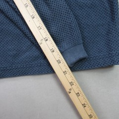 Aspesi Shirt Mens 50 Long Sleeve Crew Neck Blue Lightweight Casual Outdoors