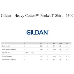 Gildan – Heavy Cotton Pocket T-Shirt Rib Collar Assorted Colors Tee Pack of 9