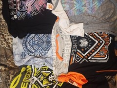 American Fighter Lot Of 5 Short Sleeve Shirt 3-4XL 2- 5XL MMA